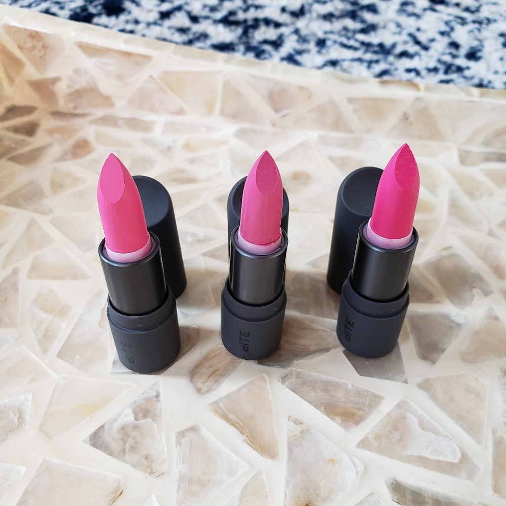 NWOT Bite Beauty Amuse Bouche Pink Lipstick Trio